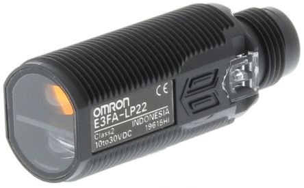 Omron Background Suppression Photoelectric Sensor, Cylindrical Sensor