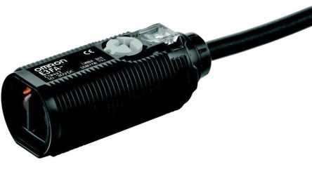 Omron Retroreflective Photoelectric Sensor, Cylindrical Sensor