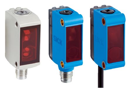 SICK Background Suppression Photoelectric Sensor, Rectangular Sensor