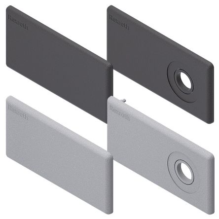 Bosch Rexroth Grey Polypropylene 45 x 90 mm Strut Profile, 10 mm Groove