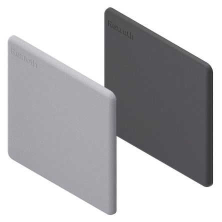 Bosch Rexroth Signal Grey Polypropylene 90 x 90 mm Strut Profile, 10 mm Groove