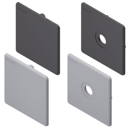 Bosch Rexroth Grey Polypropylene 90 x 90 mm Strut Profile, 10 mm Groove