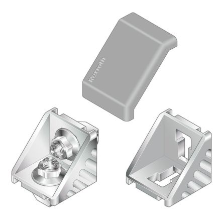 Bosch Rexroth Grey Polypropylene 40 x 40 mm Strut Profile