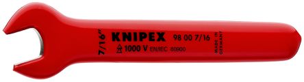 Knipex Open End Wrench, 120.7mm Overall, 42552 in Jaw Capacity VDE/1000V Approved