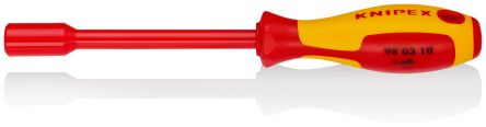 Knipex Hexagonal Nut Driver, 10 mm Tip VDE/1000V Approved, 125 mm Blade, 237 mm Overall