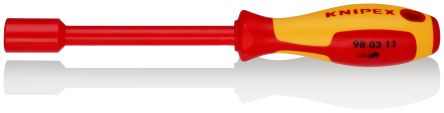 Knipex Hexagonal Nut Driver, 11 mm Tip VDE/1000V Approved, 125 mm Blade, 237 mm Overall
