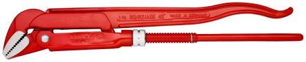 Knipex Pipe Wrench, 430mm Overall, 60 mm Jaw Capacity, Metal Handle