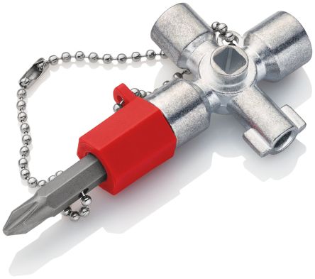 Knipex Die Cast Zinc 7-way Control Cabinet Key