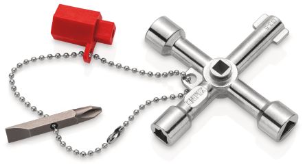 Knipex Die Cast Zinc 7-way Control Cabinet Key