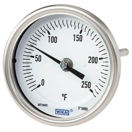 WIKA Dial Thermometer 50 °C, 48781398