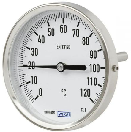 WIKA Dial Thermometer 120 °C, 40154815