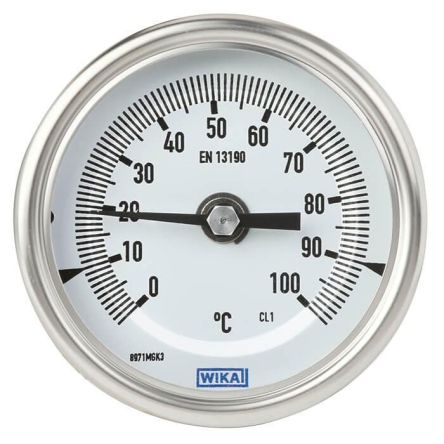 WIKA Dial Thermometer 100 °C, 48776105