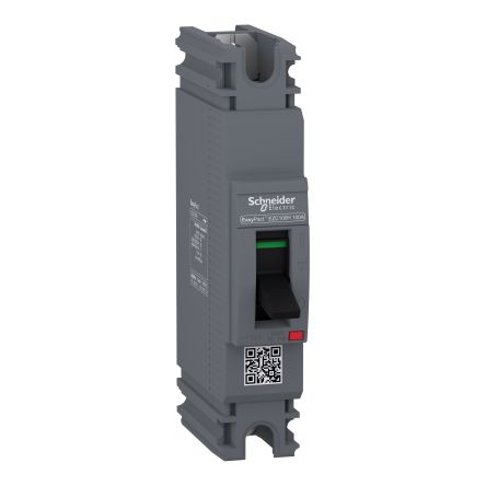 Schneider Electric, EasyPact, EZC250H Molded Case Circuit Breaker 1-Pole 15A, Breaking Capacity 25 kA, Fixed