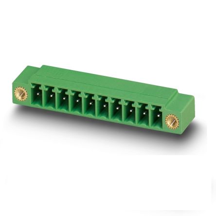 Phoenix Contact MC Series Straight Wave Soldering Mount PCB Header, 9 Contact(s), 5.08 mm Pitch, 1 Row