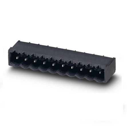 Phoenix Contact CCA Series Straight Solder PCB Header, 12 Contact(s), 5 mm Pitch, 1 Row