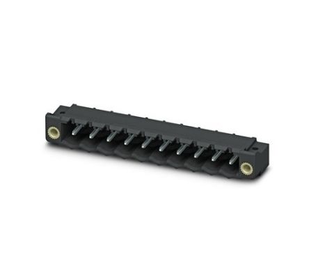 Phoenix Contact CC Series Straight Solder PCB Header, 10 Contact(s), 5 mm Pitch, 1 Row