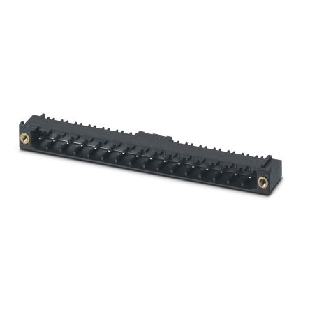 Phoenix Contact CC Series Straight Solder PCB Header, 14 Contact(s), 5 mm Pitch, 1 Row