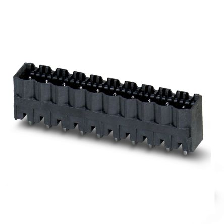 Phoenix Contact CCVA Series Straight Solder PCB Header, 8 Contact(s), 5 mm Pitch, 1 Row