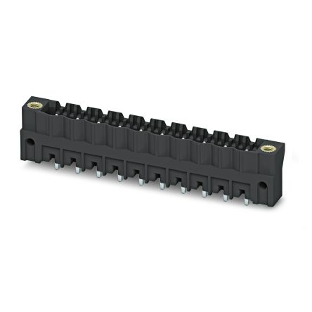 Phoenix Contact CCV Series Straight Solder PCB Header, 9 Contact(s), 5 mm Pitch, 1 Row