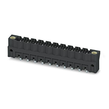 Phoenix Contact CCV Series Straight Solder PCB Header, 12 Contact(s), 5 mm Pitch, 1 Row