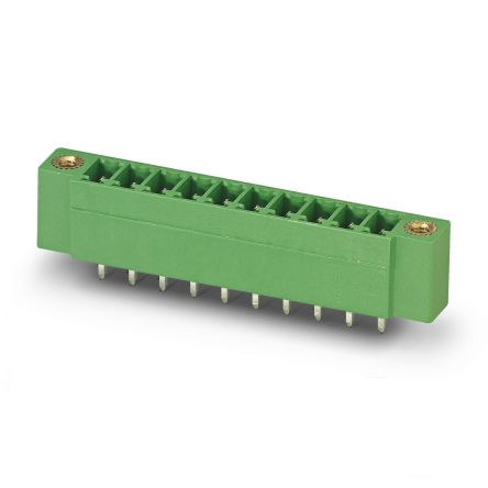 Phoenix Contact MCV Series Straight Wave Soldering Mount PCB Header, 14 Contact(s), 3.5 mm Pitch, 1 Row
