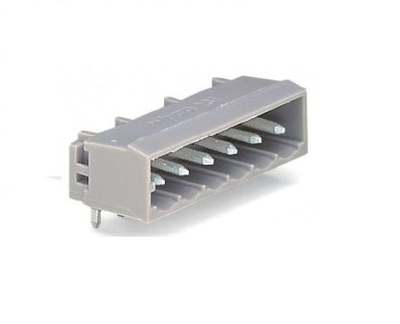 WAGO 231 Series Angled PCB PCB Header, 8 Contact(s), 5 mm Pitch, 1 Row