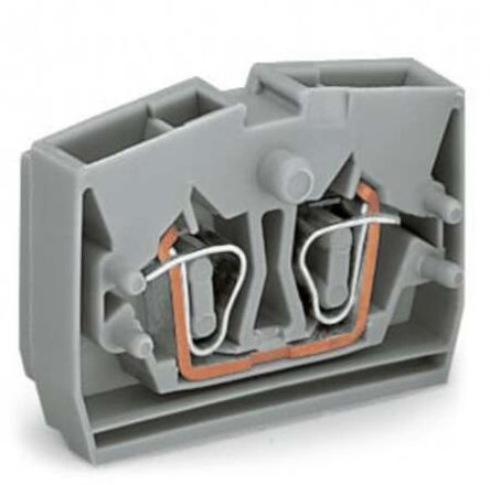 WAGO 264 Series Terminal Block, 2-Way, 12AWG, 28 AWG Wire, 24A