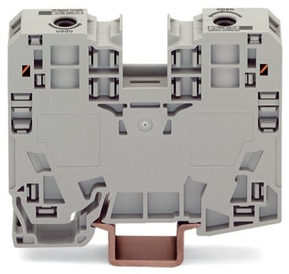 WAGO 285-135 285 Series Feed-Through Terminal Grey, 35mm², 1-Level, Cage Clamp, ATEX