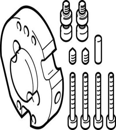 Festo Adapter Kit DHAA-G-Q11-25-B4-50, For Use With Grippers