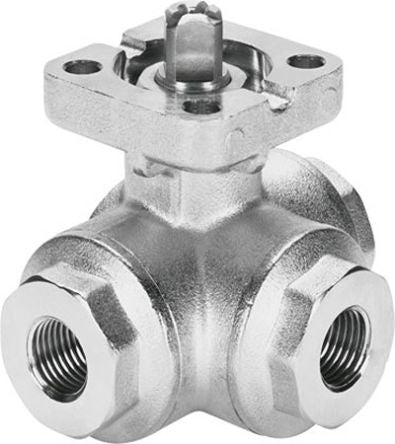 Festo Stainless Steel Threaded, EN 10226-1, Ball Valve