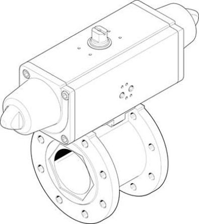 Festo Pneumatic 2 Port Actuated Ball Valve - Spark Plug