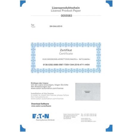Eaton 171500 SW-GALILEO-S Programming Software, GALILEO