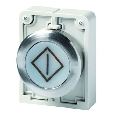 Eaton RMQ-Titan Series White Momentary Spring Return Push Button Switch, 30.5 mm Cutout, IP69K, IP67, IP66