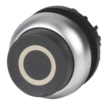 Eaton Push Button Switch, 23 mm Cutout Black, IP66, IP67, IP69K