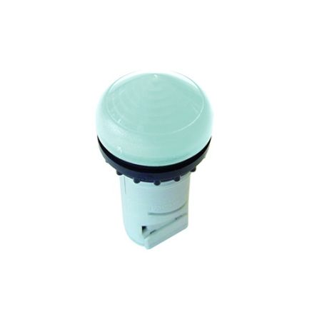 Eaton, M22, Panel Mount White LED Indicator, 22.5 mm Cutout, IP69K, IP66, IP67, Round, 250V