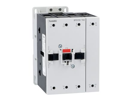 Lovato BFD150 Contactor, 20V ac/dc, 48 V ac/dc Coil, 4-Pole, 100 A, 4 NO, 1kV