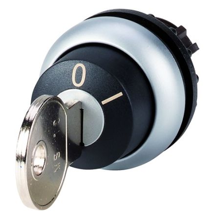 Eaton M22 2-position Key Switch Head, 22.5 mm Cutout