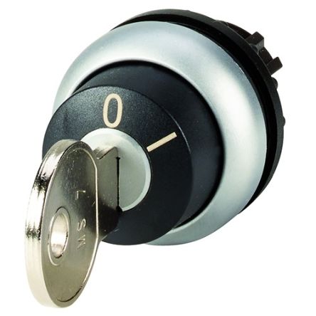 Eaton 2-position Key Switch Head, 22.5 mm Cutout