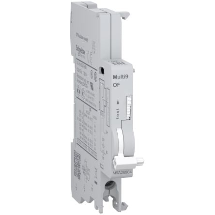 Schneider Electric Auxiliary Contact, 1 Contact, 1 CO, Multi9, 6 A, 250V, M9A26904