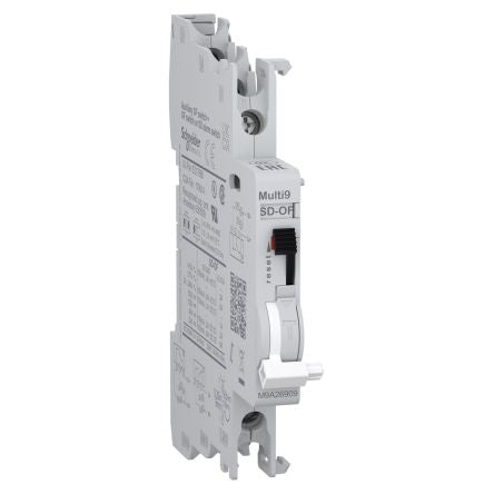 Schneider Electric Auxiliary Contact, 2 Contact, 2 CO, Multi9, 6 A, 250V, M9A26909
