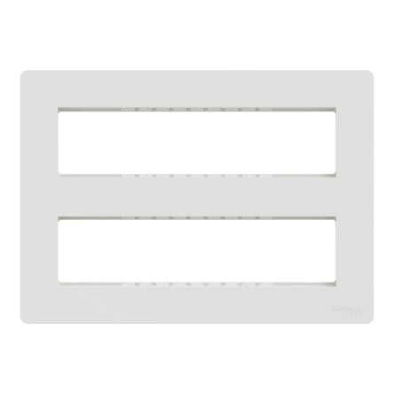 Schneider Electric Unica White Anti-Bacterial ABS Back Box, Surface Mount, 2 Gangs 167 mm 230mm 60 mm