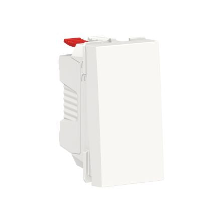 Schneider Electric White, 2 Way Rocker, 1 Gang, Unica