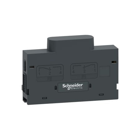 Schneider Electric Auxiliary Contact Module, 2 Contact, 2 NO/2 NC, TransferPacT, 6 A, 250V, TPSAUX33
