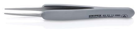 Knipex 123mm Stainless Steel Fine ESD Safe Tweezer
