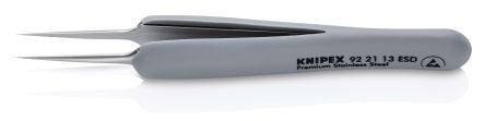 Knipex 112mm Stainless Steel Extra Fine ESD Safe Tweezer