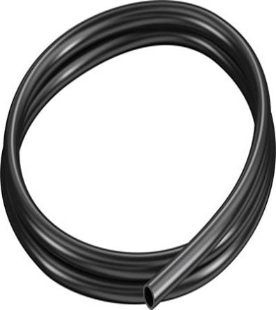 Festo Black Thermoplastic Elastomer Round Plastic Tube x 10 mm OD x 7 mm ID x 3 mm
