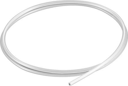 Festo Natural Thermoplastic Elastomer Round Plastic Tube x 4 mm OD x 2.6 mm ID x 1.4 mm