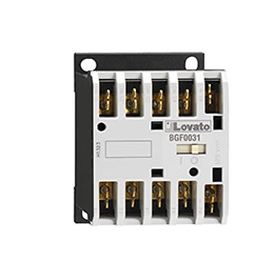 Lovato BGF09 Contactor, 12V dc Coil, 4-Pole, 20 A, 22 kW 12V dc, 690V