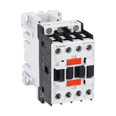 Lovato BF25 Contactor, 60V Coil, 3-Pole, 11 kW 60V, 1 NC, 690V