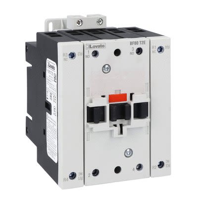Lovato BF80 Contactor, 110V Coil, 4-Pole, 115 A, 120 kW, 2 NO/2 NC, 690V